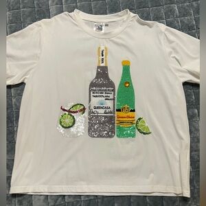 Queen of Sparkles tequila tshirt size medium